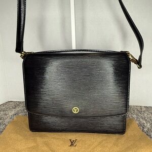 Louis Vuitton Epi Leather Grenelle Black Shoulder Bag
